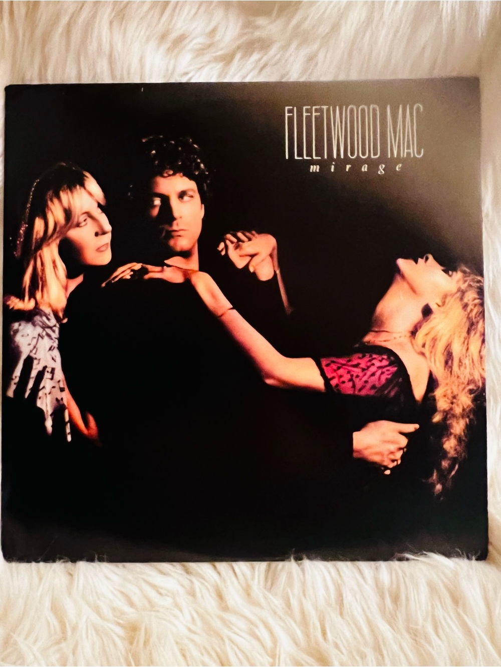 Fleetwood Mac Mirage Vinyl Album - Black with Pink Accent